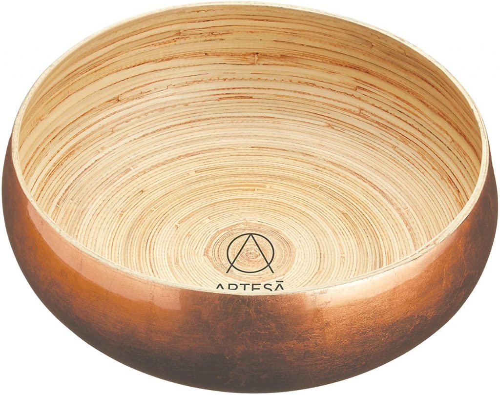 la mejor ensaladera de madera de bambú de la marca Artesa